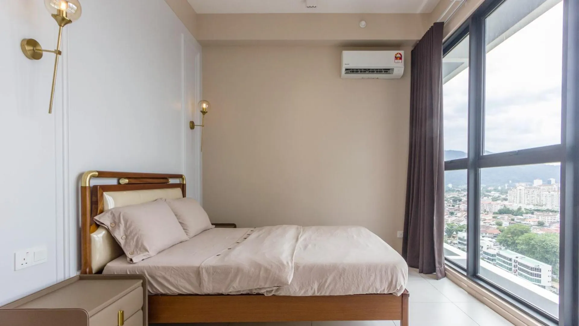 Designer Suites 2Br Apartment In Penang Near George Town Self Check-In Wifi Partial Seaview Jelutong